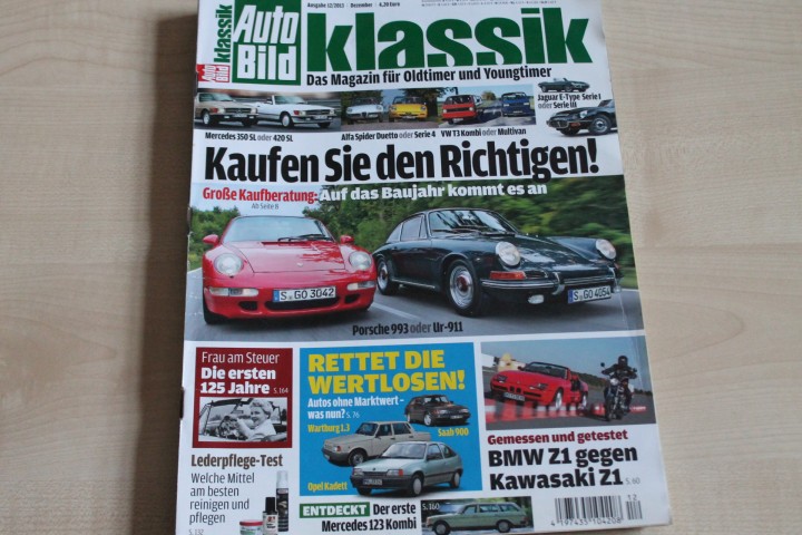 Deckblatt Auto Bild Klassik (12/2013)
